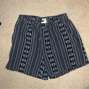 Weatherproof Vintage navy linen shorts Size S